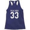 polk high Racerback Tank