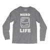 nerd life is the best life Long Sleeve Shirts