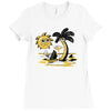 bummer summer Ladies Fitted T-Shirt
