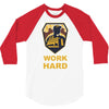 work hard 3/4 Sleeve Shirt