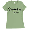 mommy to be Ladies Fitted T-Shirt