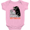 This Girl Loves Rottweiler Baby Onesie