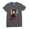 i want you to rebel Ladies Fitted T-Shirt