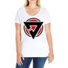 red black zero Ladies Curvy T-Shirt