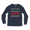 cow christmas Long Sleeve Shirts