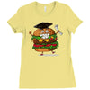 pass the nutrition test Ladies Fitted T-Shirt