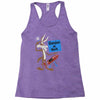 looney tunes genius at work Racerback Tank