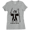 you shall not pass go Ladies Fitted T-Shirt