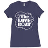 the love boat classic tv show title logo sign youth Ladies Fitted T-Shirt