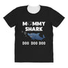 Mommy Shark Doo All Over Women's T-shirt