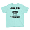 Super July Girl Youth Tee