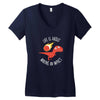 making an impact Women's V-Neck T-Shirt