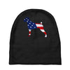 patriotic boxer Baby Beanies