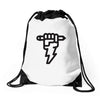 pencil lightning Drawstring Bags