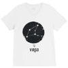 Virgo Zodiac Sign Minimal Design V-Neck Tee