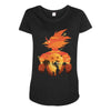 beautiful sunset Maternity Scoop Neck T-shirt