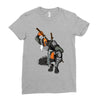 deathstroke marron Ladies Fitted T-Shirt