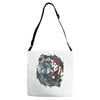 game of dragons Adjustable Strap Totes
