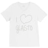 i love glasto (2) V-Neck Tee