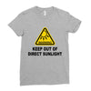 keep out of direct sunlight Ladies Fitted T-Shirt