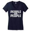 people are people Women's V-Neck T-Shirt