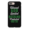 blessed god by spoiled by my husband protected by both iPhone 8 Plus