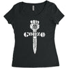 hunter s thompson Women's Triblend Scoop T-shirt
