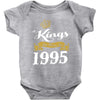 kings are born in 1995 Baby Onesie