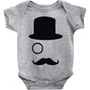 moustache gentleman Baby Onesie