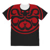 red skull logo avengers marvel comics gift All Over Women's T-shirt