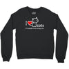 i love cats it's people who annoy me Crewneck Sweatshirt