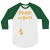 Muggle On Board Orange 3/4 Sleeve Shirt
