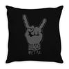 death to all but metal Throw Pillow