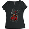 corgipool Women's Triblend Scoop T-shirt