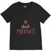 CHECK MEOWT CAT V-Neck Tee