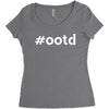 Ootd Outfit Of The Day Women's Triblend Scoop T-shirt