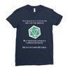 natural 1   orc Ladies Fitted T-Shirt