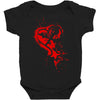 heartless splatter Baby Bodysuit