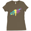 smoke and father Ladies Fitted T-Shirt