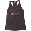 soccer neon rhinestud Racerback Tank