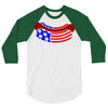 us hot dog 3/4 Sleeve Shirt
