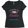Girl Like A Flowers Women's Triblend Scoop T-shirt
