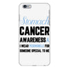 stomach cancer awaneress i wear periwinkle for someone special to me iPhone 6 Plus/6s Plus Case