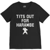 tits out for harambe V-Neck Tee