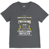 proud dad freaking V-Neck Tee