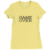 game over Ladies Fitted T-Shirt