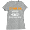 October Girl Hated By Many Ladies Fitted T-Shirt