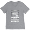 Never Underestimate A Pop Pop With An Engineer Degree V-Neck Tee