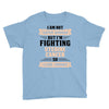I am Not Super Woman But I'm Fighting Uterine Cancer So Close Enough Youth Tee