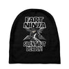 funny rfart ninja Baby Beanies